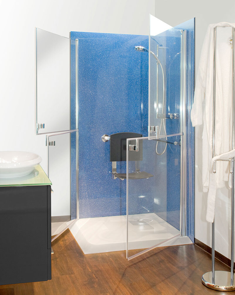 Erweiterunggen und Individualisierung der Basis-Pflege-Dusche 